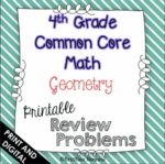 4th grade geometry review math